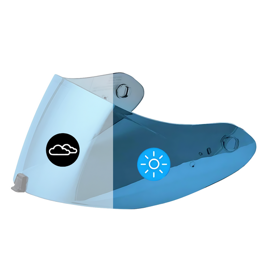 Blue Photochromic Visor for Scorpion R1 AIR / EXO-520