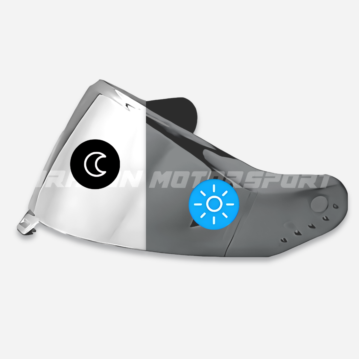 Photochromic Visor for Shark Skwal I3 / D Skwal 3 / VZ400 / Ridill 2