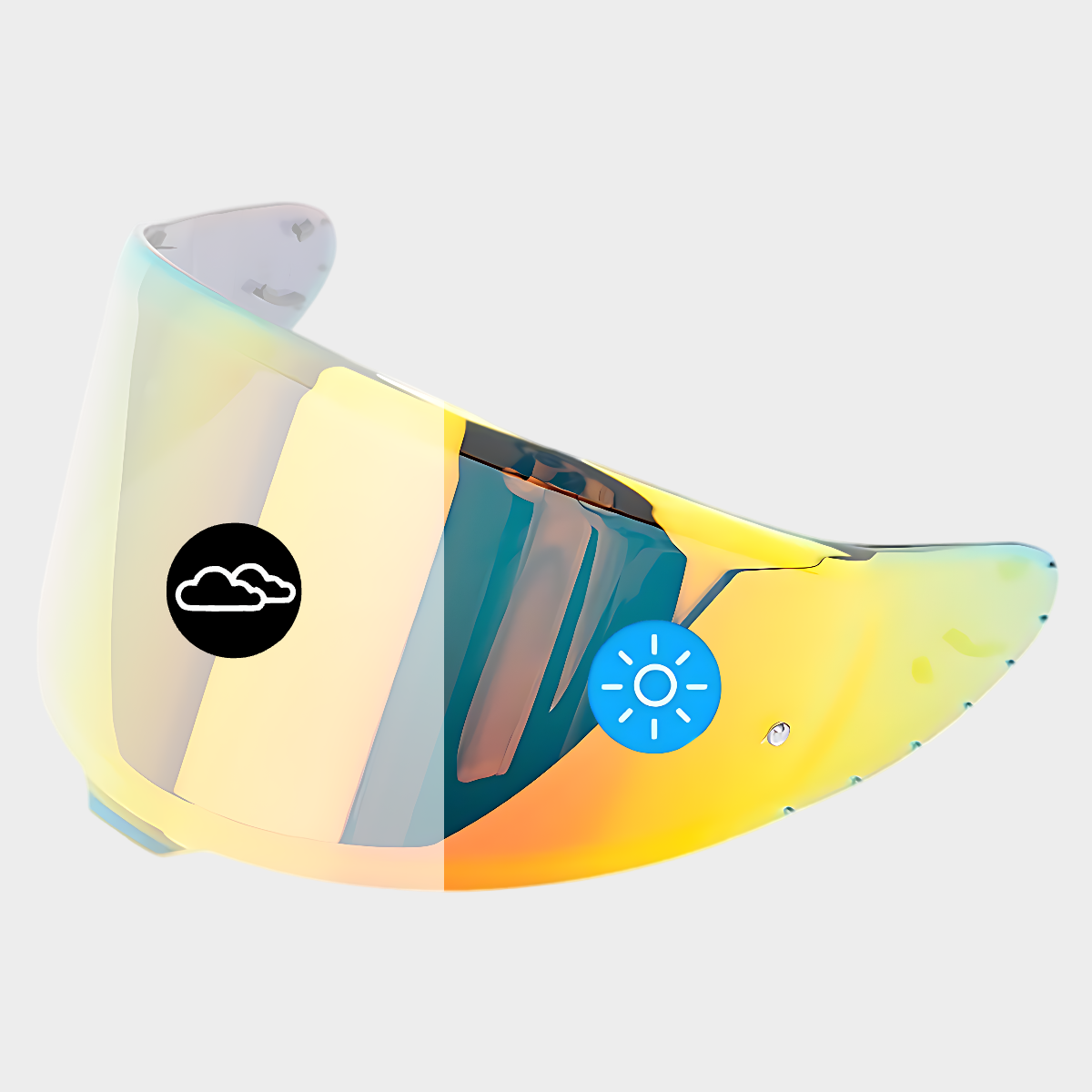 Red Photochromic Visor for SHOEI RF-1400 / Z8 / CWR-F2 / X15 / NXR2