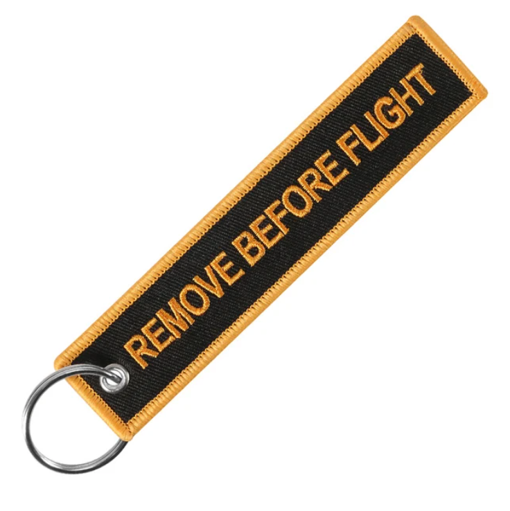 Remove Before Flight Keychain V3