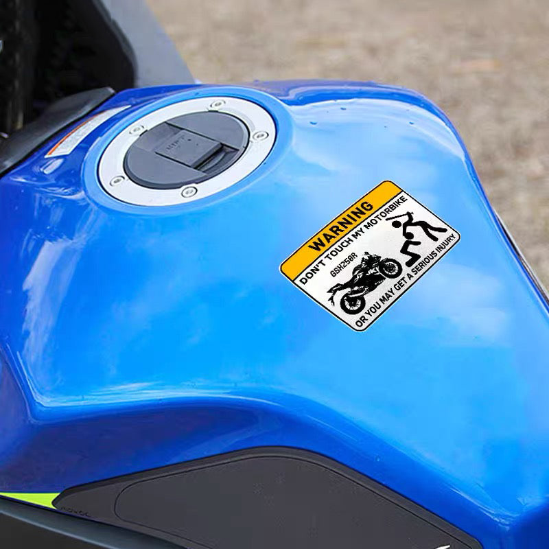 Don't Touch My Bike Decal V2