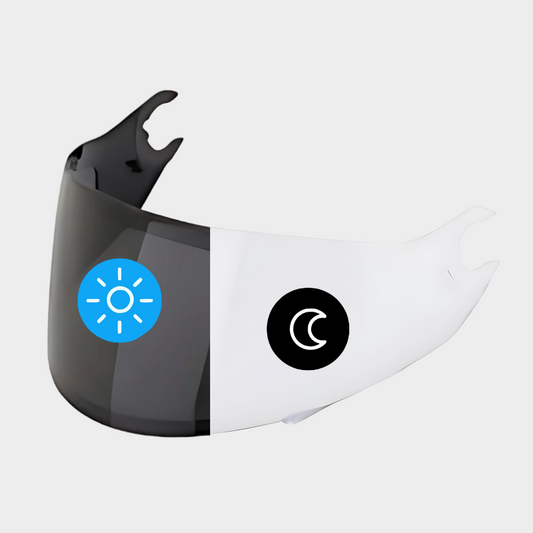 A photochromic visor for shark spartan dskwal 2 motorcycle helmet