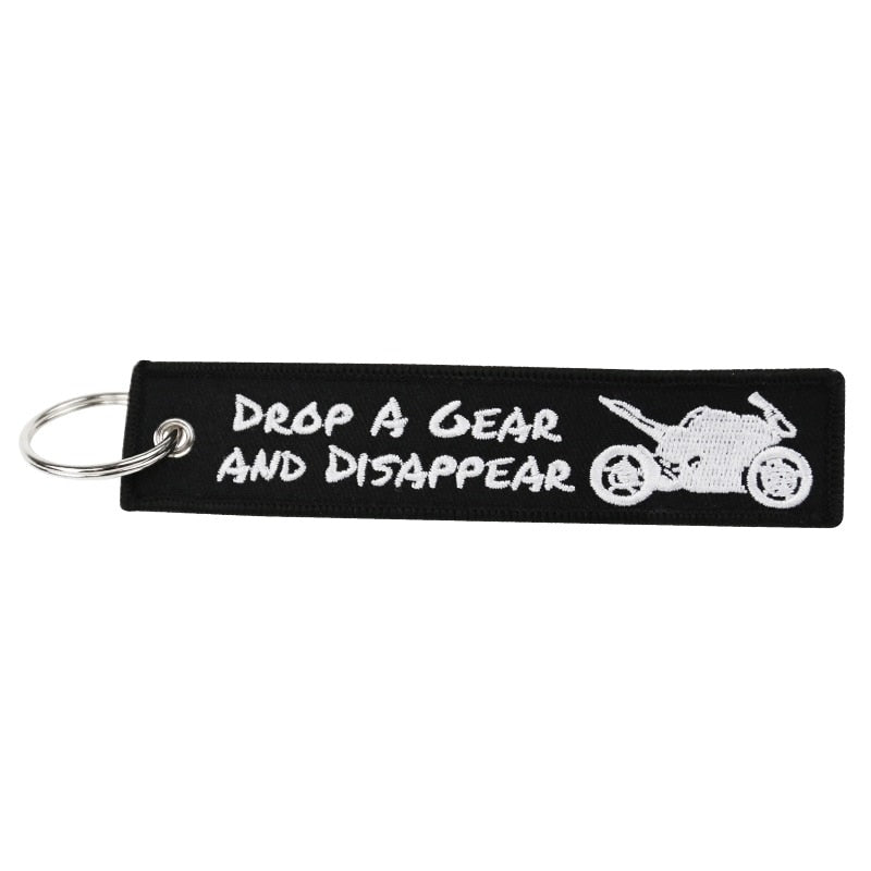 Drop a Gear Keychain