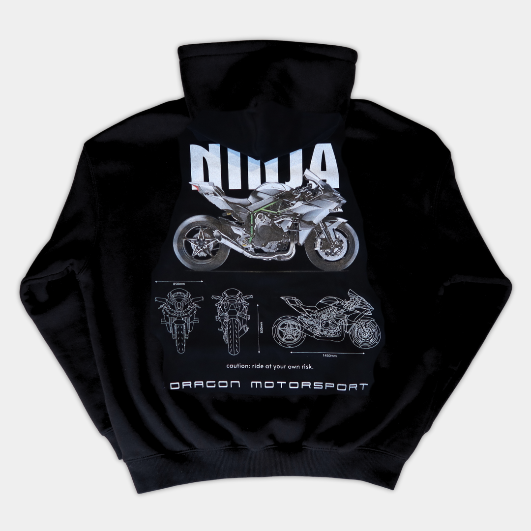 "Carbon" Motorcycle Blueprint Hoodie