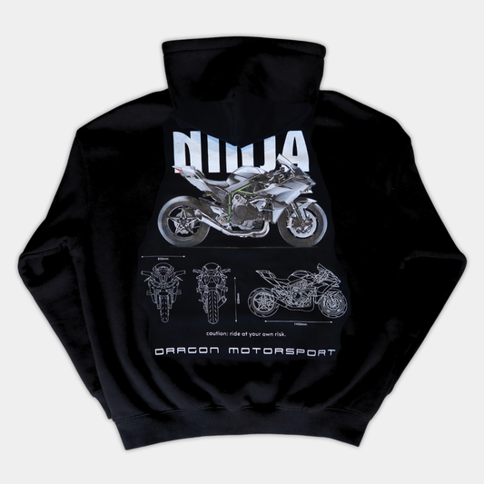 "Carbon" Motorcycle Blueprint Hoodie