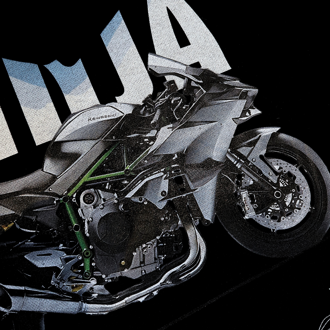 "Carbon" Motorcycle Blueprint Hoodie