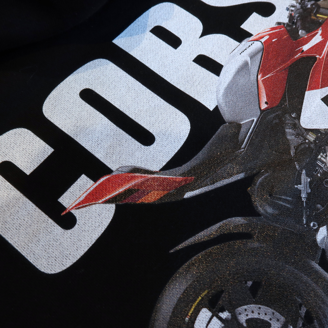 "Corsa" Motorcycle Blueprint Hoodie