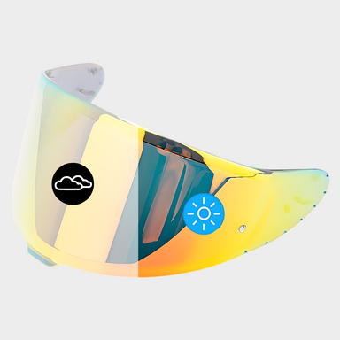 Red Photochromic Visor for SHOEI RF-1400 / Z8 / CWR-F2 / X15 / NXR2