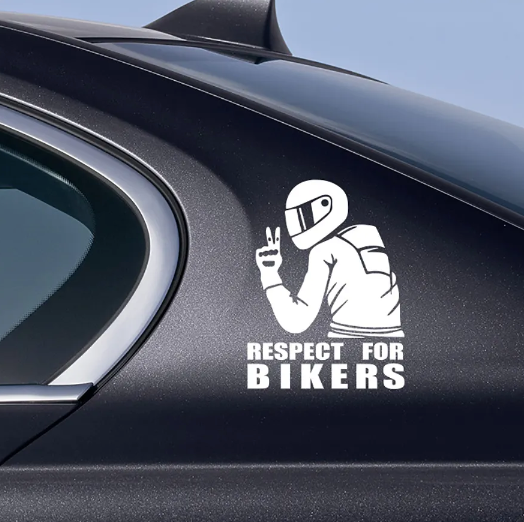 Respect for Bikers Decal