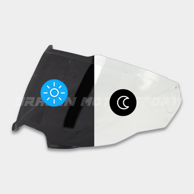 Helmet Visors for HJC HJ-44 i80| Mirrored & Tinted – Dragon Motorsport