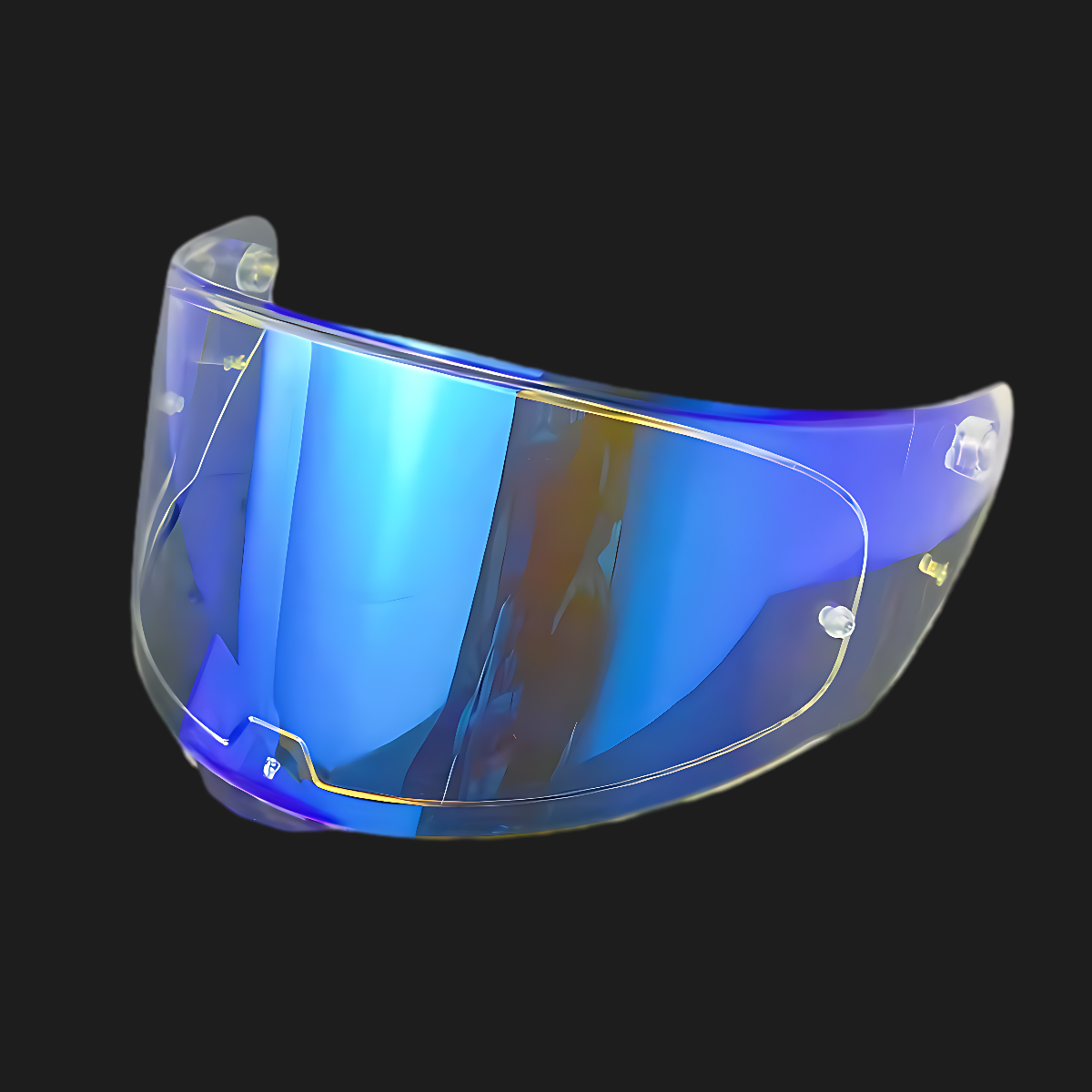 Visiera LS2 Iridium Blue Per Caschi FF320/FF353 – 800320VI17, Policarbonato Ottico, Antigraffio, UV, Ricambio Originale