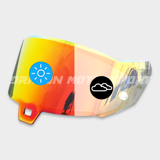 Red Photochromic Visor for Alpinestars R10 / R7