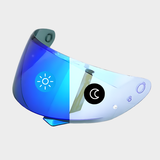 Blue Photochromic Visor for HJC C10 HJ-34 P