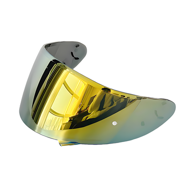 その他 FaB Pro Quest Singapore Gold Foil Helmet Visors for SHOEI X12/CW-1/Qwest/RF-1100/XR-1100/X-Spirit 2