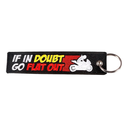 Flat Out Keychain