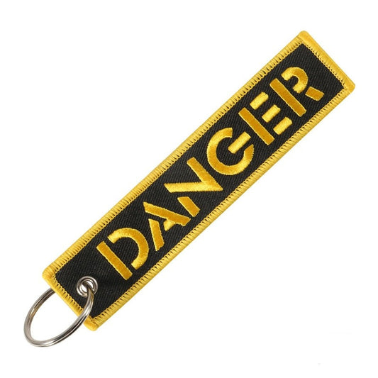 Danger Keychain