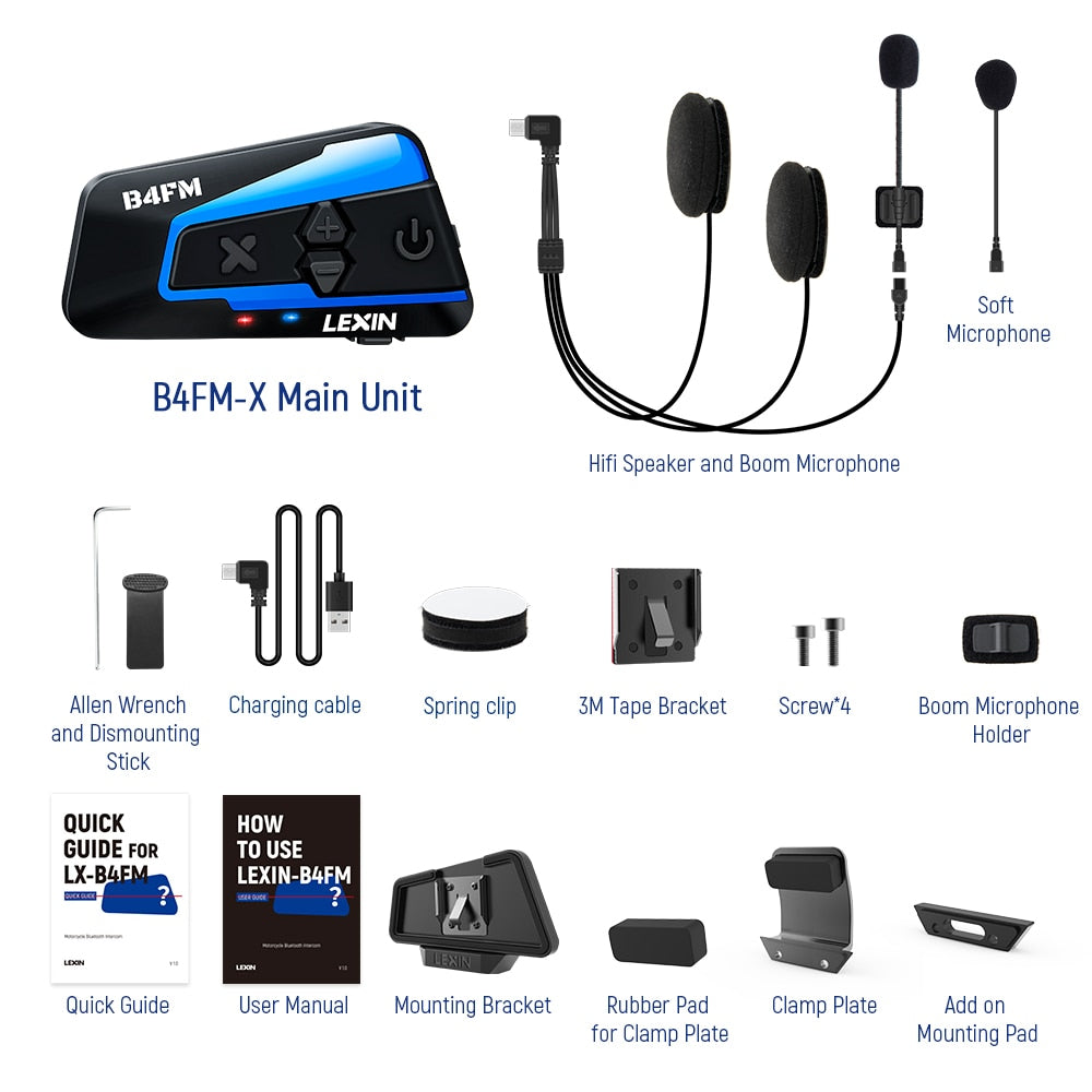 B4FM-X Intercom Dual Pack